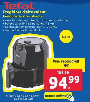 Oferta de Tefal - Freidora De Aire Caliente por 94,99€ en Lidl