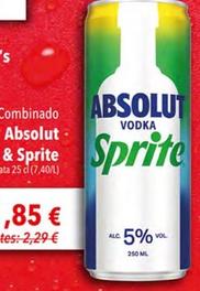 Oferta de Vodka por 3,5€ en Marina Rinaldi