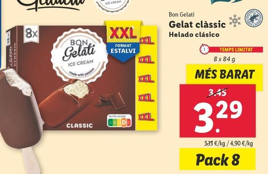Oferta de Bon Gelati - Helado Clasico por 3,29€ en Lidl