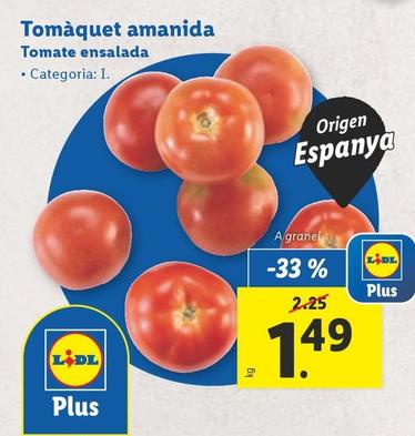 Oferta de Tomate Ensalada por 1,49€ en Lidl