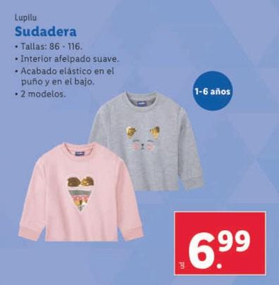 Oferta de Lupilu - Sudadera por 6,99€ en Lidl