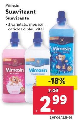 Oferta de Mimosín - Suavizante por 2,99€ en Lidl