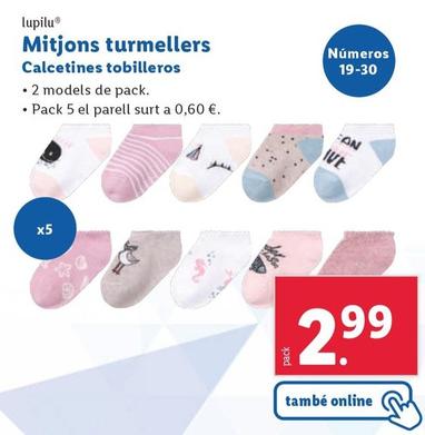 Oferta de Lupilu - Calcetines Tobilleros por 2,99€ en Lidl