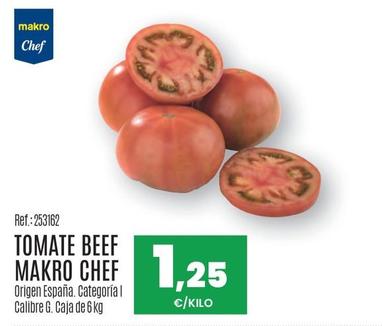 Oferta de Tomates por 1,25€ en Makro