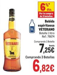 Oferta de Veterano - Bebida Espirituosa por 7,25€ en Makro
