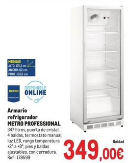 Oferta de Metro Professional - Armario Refrigerador  por 349€ en Makro