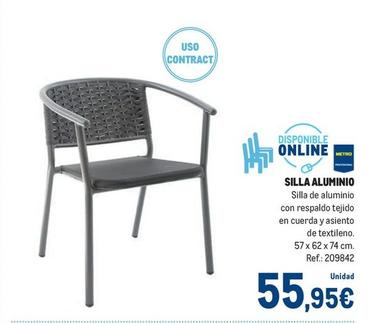 Oferta de Silla Aluminio por 55,95€ en Makro