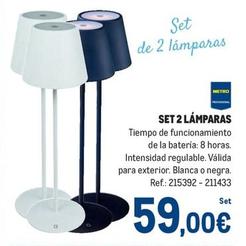 Oferta de Lámparas por 59€ en Makro