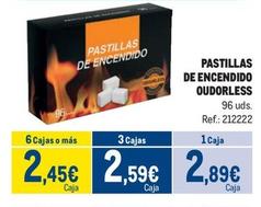 Oferta de Pastillas De Encendido Oudorless por 2,89€ en Makro