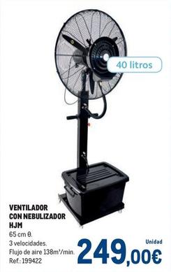 Oferta de Ventilador nebulizador por 249€ en Makro