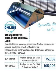 Oferta de Losdi - Atrapainsectos Con Lámina Adhesiva  por 75€ en Makro