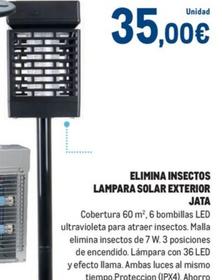 Oferta de Jata - Elimina Insectos Lampara Solar Exterior por 35€ en Makro