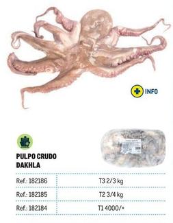 Oferta de Dakhla - Pulpo Crudo  en Makro