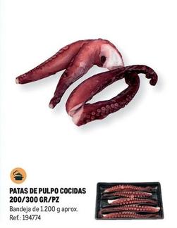 Oferta de Patas De Pulpo Cocidas en Makro