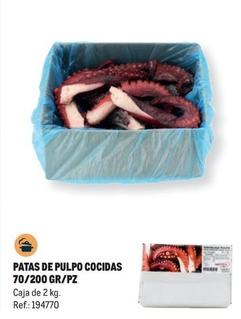 Oferta de Patas De Pulpo Cocidas en Makro