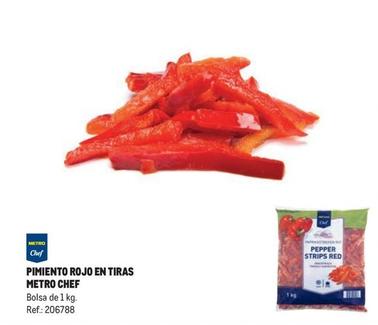 Oferta de Metro Chef - Pimiento Rojo En Tiras en Makro