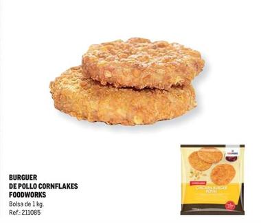 Oferta de Foot Works - Burguer De Pollo Cornflakes en Makro