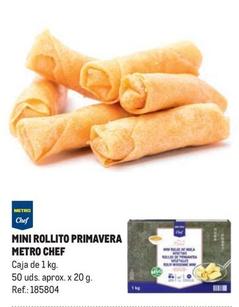 Oferta de Metro Chef - Mini Rollito Primavera en Makro