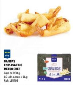 Oferta de Metro Chef - Gambas En Masa Filo en Makro