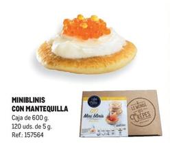Oferta de Miniblinis Con Mantequilla en Makro