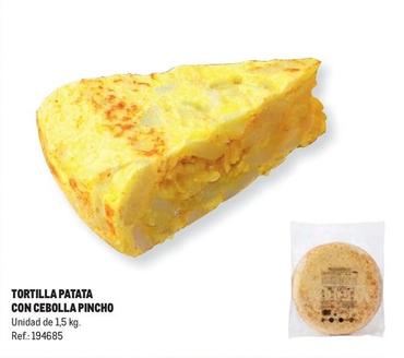 Oferta de Tortilla Patata Con Cebolla Pincho en Makro