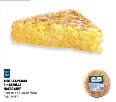 Oferta de Makro Chef - Tortilla Patata Sin Cebolla en Makro