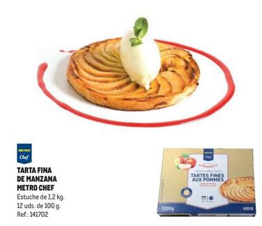 Oferta de Metro Chef - Tarta Fina De Manzana en Makro