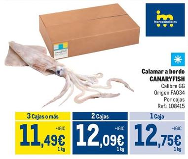 Oferta de Calamares por 12,75€ en Makro