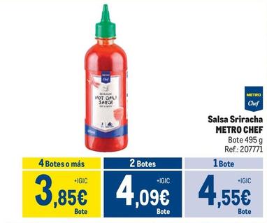 Oferta de Metro Chef - Salsa Sriracha por 4,55€ en Makro