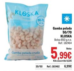 Oferta de Kloska - Gamba Pelada por 5,99€ en Makro