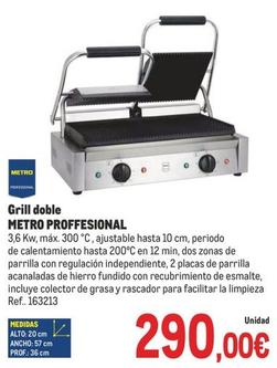 Oferta de Metro Proffesional - Grill Doble  por 290€ en Makro