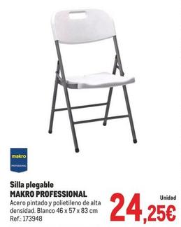 Oferta de Makro Professional - Silla Plegable  por 24,25€ en Makro