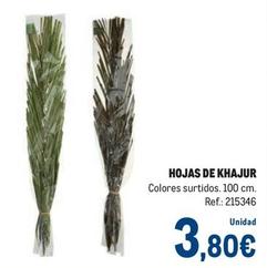 Oferta de Hojas De Khajur por 3,8€ en Makro