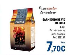 Oferta de Sarmientos para barbacoa por 7,7€ en Makro
