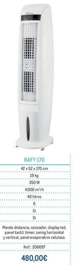 Oferta de Climatización Climatizadores Evaporativos Rafy 170 por 480€ en Makro