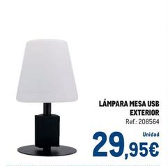 Oferta de Lámpara de mesa por 29,95€ en Makro