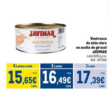 Oferta de Atún en aceite de girasol por 17,39€ en Makro
