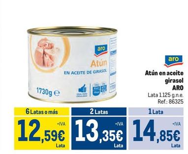 Oferta de Atún en aceite de girasol por 14,85€ en Makro