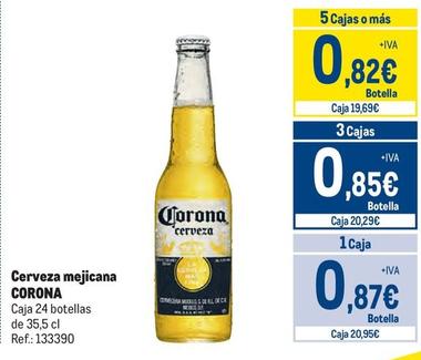Oferta de Corona - Cerveza Mejicana por 0,87€ en Makro
