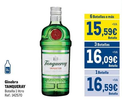 Oferta de Tanqueray - Ginebra por 16,59€ en Makro