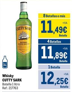 Oferta de Whisky por 12,25€ en Makro