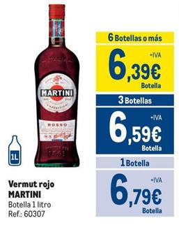 Oferta de Martini - Vermut Rojo por 6,79€ en Makro