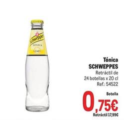 Oferta de Schweppes - Tónica por 0,75€ en Makro