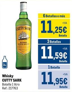 Oferta de Cutty Sark - Whisky por 11,95€ en Makro