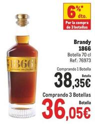 Oferta de 1866 - Brandy por 38,35€ en Makro