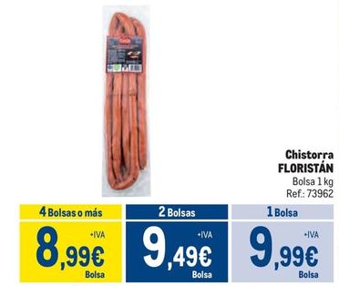 Oferta de Floristan - Chistorra por 9,99€ en Makro