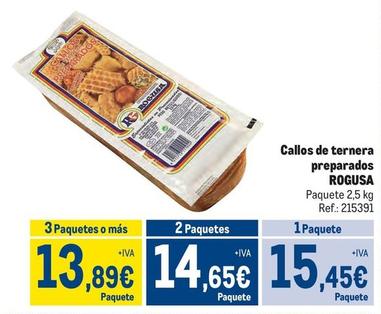Oferta de Rogusa - Callos De Ternera Preparados  por 15,45€ en Makro