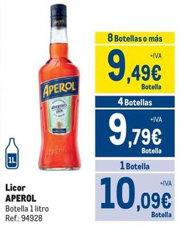 Oferta de Aperol - Licor por 10,09€ en Makro