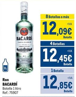 Oferta de Bacardi - Ron por 12,85€ en Makro