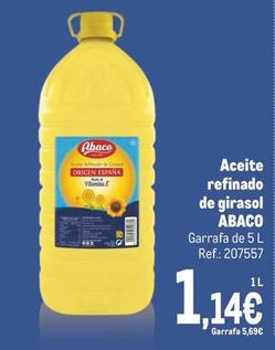 Oferta de Abaco - Aceite Refinado De Girasol por 1,14€ en Makro